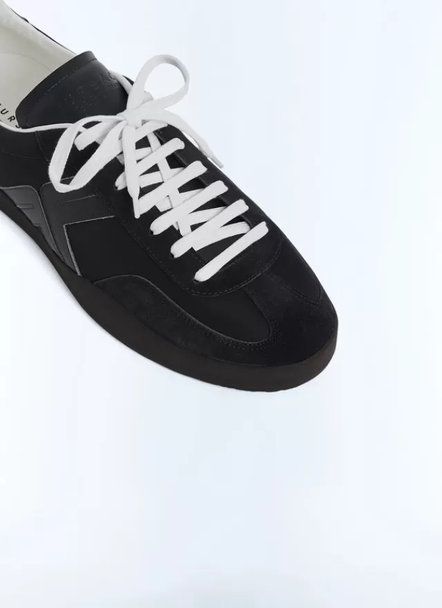 Fursac Baskets en cuir avec logo