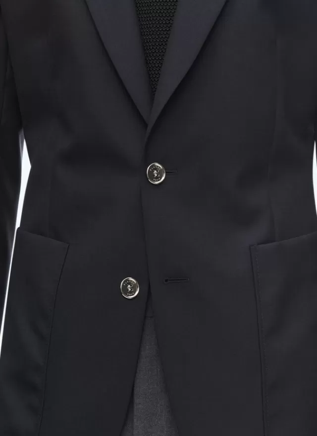Fursac Blazer en toile de laine biologique
